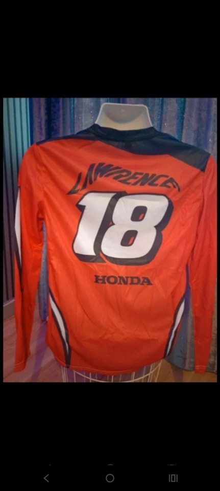 Honda «Лоуренс No 18» Джерси RRP £59.99size маленький тот же день отправки - Изображение 1 из 3