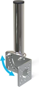 1,5" Durchmesser Antennenhalterung Masthalterung an Wand für Außenantenne  - Bild 1 von 7