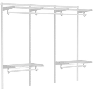 6-10FT Closet Shelving System, Adjustable Metal Wire Shelf, Wall-mounted Clos... - Picture 1 of 6