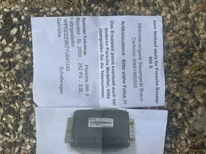 Porsche Boxster S, 986 und 996 Motorsteuergerät 99661860500 ,  gebraucht - Bild 1 von 3
