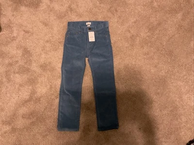 Pantalones de pana azul Crew Cuts para niños talla 6 Foto 1 de 3