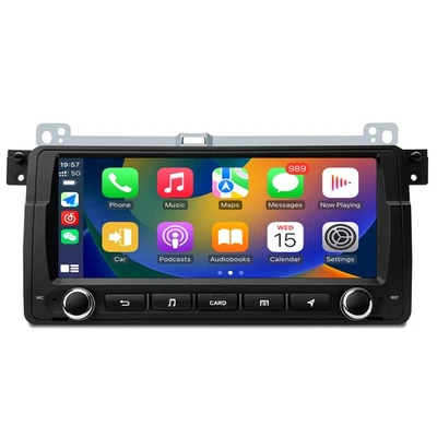 Pantalla 8.8" Android 14 4Core 32G Coche Play Radio GPS Estéreo 4G Para BMW Serie 3 E46 M3 Foto 1 de 4