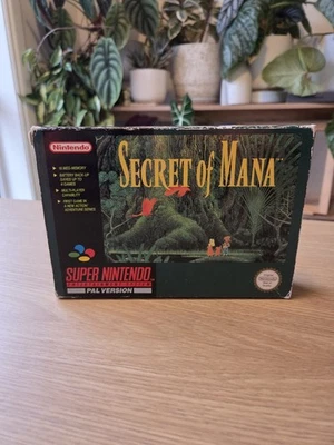 Secret Of Mana - SNES - Super Nintendo - Boxed CIB WITH MAP - PAL — 第 1/4 张图片