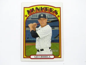 2021 Topps Heritage Gio Urshela SP Short Print 457 NY Yankees - Picture 1 of 2