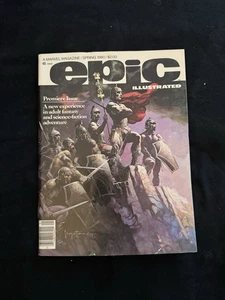 Epic Illustrated #1 Marvel Comics Magazine 1980 Frank Frazetta Cover Mag - Picture 1 of 5