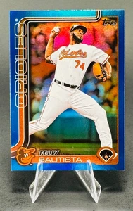 2025 TOPPS SERIE 2 - FELIX BAUTISTA #423 - LÁMINA ARCO IRIS AZUL /150 - ORIOLES - Imagen 1 de 4
