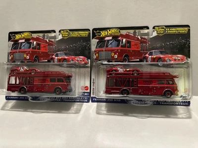 Hot Wheels Premium Car Culture Team Transport 2025 - Ferrari GTO - Lote de 2 Foto 1 de 4