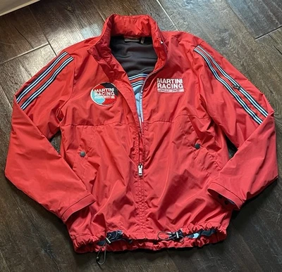 New Porsche Motorsport Martini Racing Jacket Men's S Windbreaker Mesh Lined Rare - Image 1 of 4