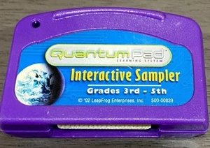 Quantum Pad Leap Pad Cartridge Leap Frog Interactive Sampler Grades 3rd - 5th!! - Picture 1 of 1