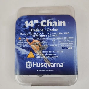 HUSQVARNA OEM 14" Chainsaw Chain Replacement 3/8" .050" 52DL H37 (91PX) 53130037 - Picture 1 of 8