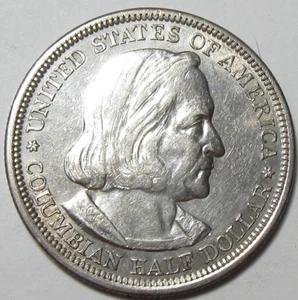 1893 Columbian Exposition Commemorative Half Dollar - #11115-12 - Picture 1 of 2