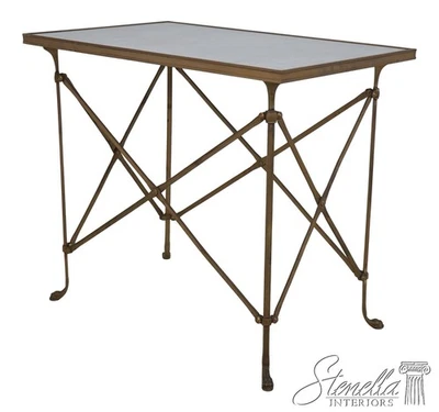 69657: случайный стол в стиле Регентства с мраморным верхом и латунным основанием - Изображение 1 из 4