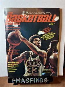 X4 1972 LEW ALCINDOR BUCKS Pro Basketball Magazine  - Picture 1 of 1