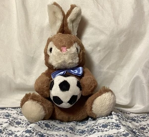 Dan Dee Collector's Choice Bunny Rabbit Soccer Ball Plush Stuffed Animal Easter - Picture 1 of 6