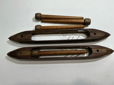 Винтажные ткацкие шаттлы для ткацкого станка 17 дюймов - Изображение 1 из 4