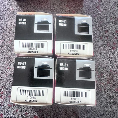 Hitec HS-81 Micro Servo 4-PACK HS81 / 81 - Image 1 of 4