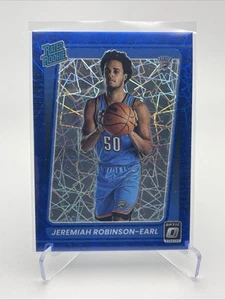 Jeremiah Robinson-Earl 2021-22 Donruss Optic Blue Velocity #170 RC Thunder - Picture 1 of 2