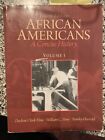 African Americans A Concise History Volume 1