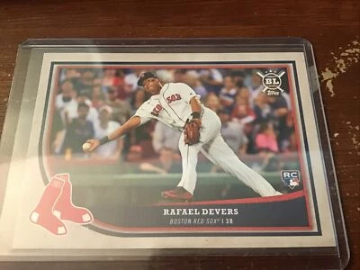 Rafael Devers 2018 Topps Big League Rookie Card RC #250, 2023 Blue Foil - Image 1 of 2