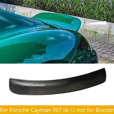 For 987 Porsche Cayman S 2006-12 Duck Sty Rear Spoiler Trunk Wing FRP Unpainted  Foto 1 de 4