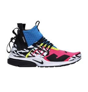 New Nike x Acronym Men's Air Presto Mid Racer Pink Blue Black Size 9 AH7832-600 - Picture 1 of 5
