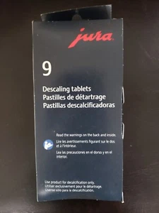 Jura Automatic Coffee Espresso Machine Cleaning Descaling Pack 9 Tablets New 8C - Picture 1 of 5