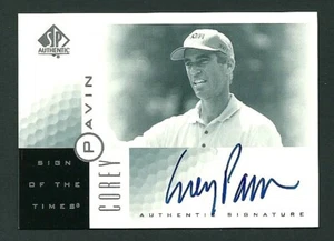 Corey Pavin 2001 SP Authentic Sign Of The Times Autograph Card - Bild 1 von 1
