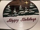 13"  Wooden Holiday Decoration Handpainted