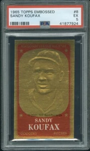 1965 Topps EMB 8 Sandy Koufax PSA 5 (7924) - Picture 1 of 2