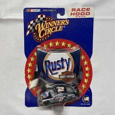Winner's Circle Rusty Wallace Diecast 1:64 Harley Davidson Motorcycles Ford Hood - Image 1 of 4