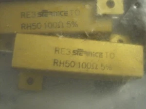5pcs SFERNICE Power Resistor RH50 RE3 100R 5% 50W - Imagen 1 de 1