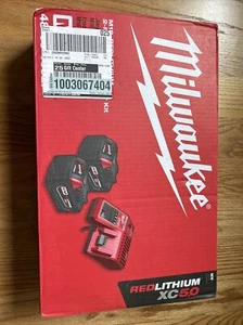 Brand NEW Milwaukee 48-59-1852P Lithium-Ion XC Starter Kit (Original Package) - Picture 1 of 6