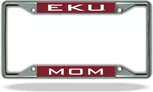 Eastern Kentucky EKU MOM License Plate Frame - Picture 1 of 1