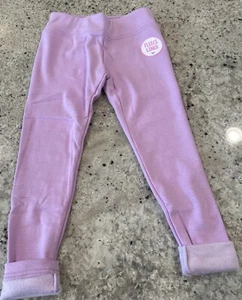 Girls Justice Girls full length fleece lined legging size 6 pink - Picture 1 of 6