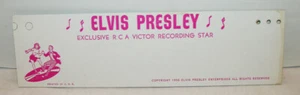 PULSERA ELVIS PRESLEY 1956 CHARM TARJETA ORIGINAL EN ROJO - Imagen 1 de 1