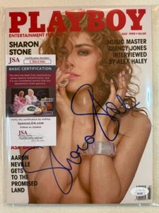 Playboy Magazine Sharon Stone Signed July 1990 JSA COA - Picture 1 of 10