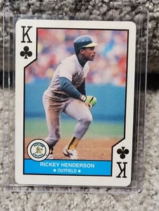 1990 U.S. Playing Cards Major League All-Stars - Rickey Henderson - Picture 1 of 2