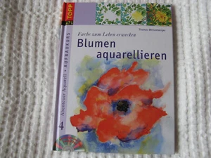 Thomas Weisenberger BLUMEN AQUARELLIEREN Sachbuch mit DVD wie neu! - Bild 1 von 3