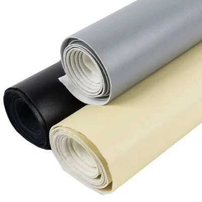 Faux Leather Fabric PU Leatherette for Upholstery Craft Sewing Furniture Repair - Image 1 of 4
