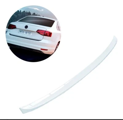 Alerón de maletero blanco para VW Jetta 11-18 Foto 1 de 3