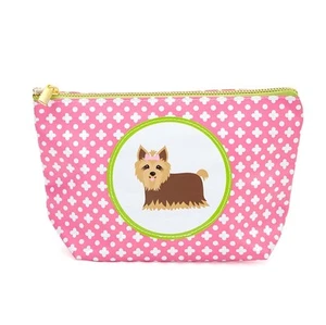 Yorkie Zippered Makeup Travel Bag - Picture 1 of 1