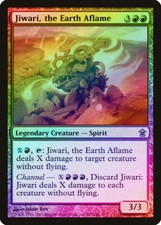 Jiwari, the Earth Aflame FOIL Saviors of Kamigawa NM Red Rare CARD ABUGames
