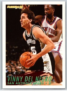 1994-95 Fleer Vinny Del Negro San Antonio Spurs #204 - Picture 1 of 2