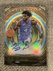 RJ Davis 2022-23 Bowman U Inception Gold Foil Auto 36/50 UNC #BIA-RD π₯ C - Foto 1 di 2