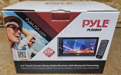 Pyle PLRUB69 4-Channel 320W 6.5" Touchscreen Stereo Radio Receiver Bluetooth - Image 1 of 4