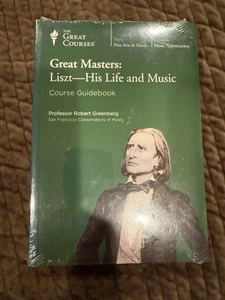 New The Great Courses Great Masters : Liszt -His Life & Music 2 Disc & Guidebook - Imagen 1 de 2