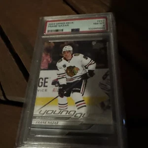 2024-25 Upper Deck Series 1 Young Guns PSA 8 Frank Nazar #227 (RC) - Picture 1 of 2