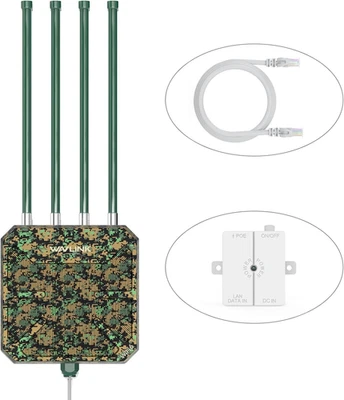 AX3000 Extender Wifi 6 Outdoor a Lungo Raggio, Punto Di Accesso Wireless Esterno - Immagine 1 di 4