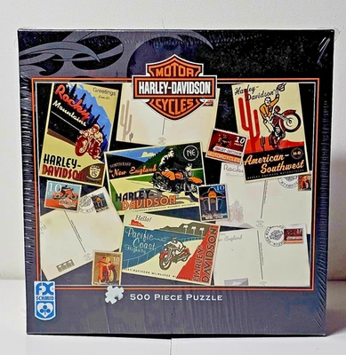 Rompecabezas Harley Davidson 500 piezas nuevo ~ sellado 28 x 18 pulgadas - 2004 Foto 1 de 3