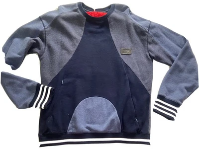 PRPS Goods And Co Sudadera Para Hombres Talla L Gris Color Mangas en Bloque Ropa de Calle Y2k Foto 1 de 4